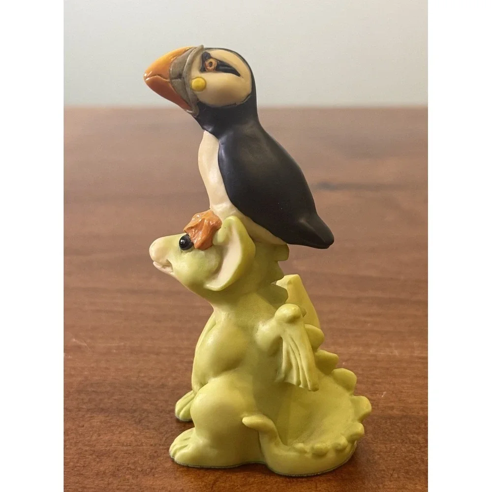 Whimsical World of Pocket Dragons Real Musgrave "He Ain't Heavy He's My Puffin" - Picture 2 of 5